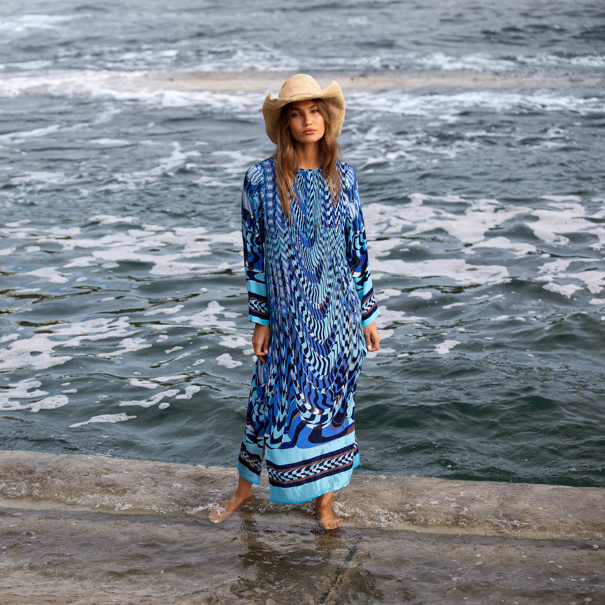 Sienna Dress - Topaz Riviera