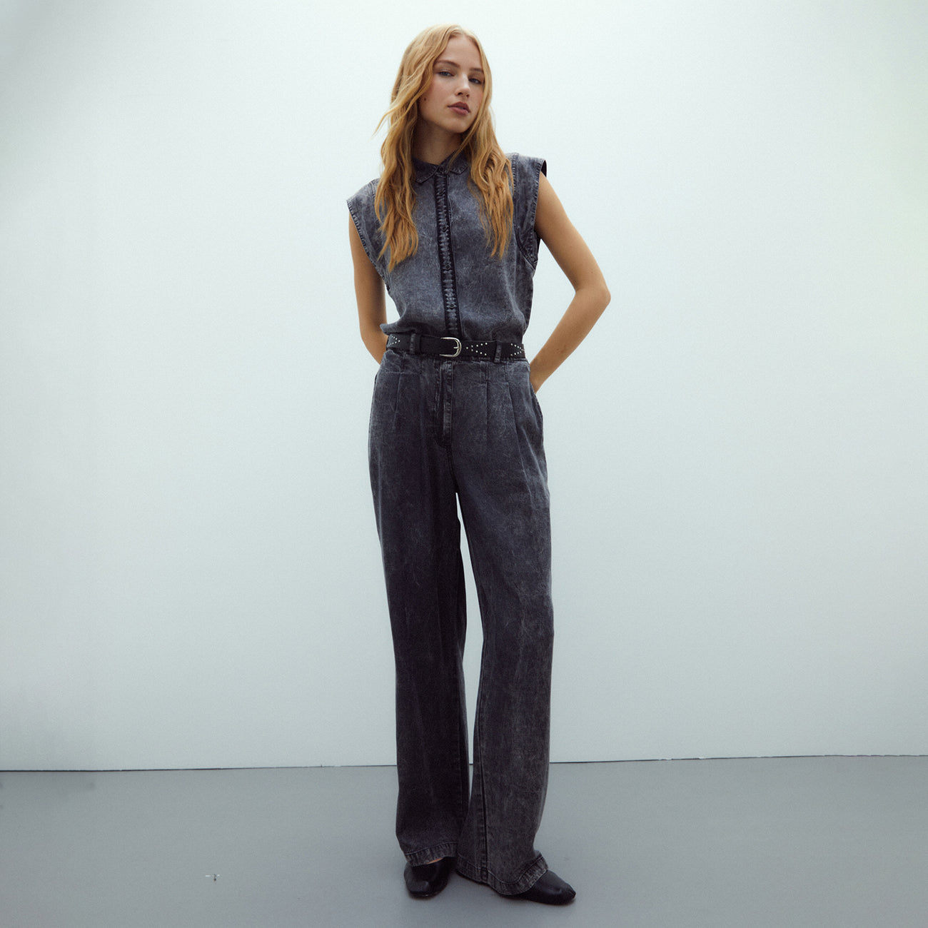 Garment-Dyed Tencel Shirt