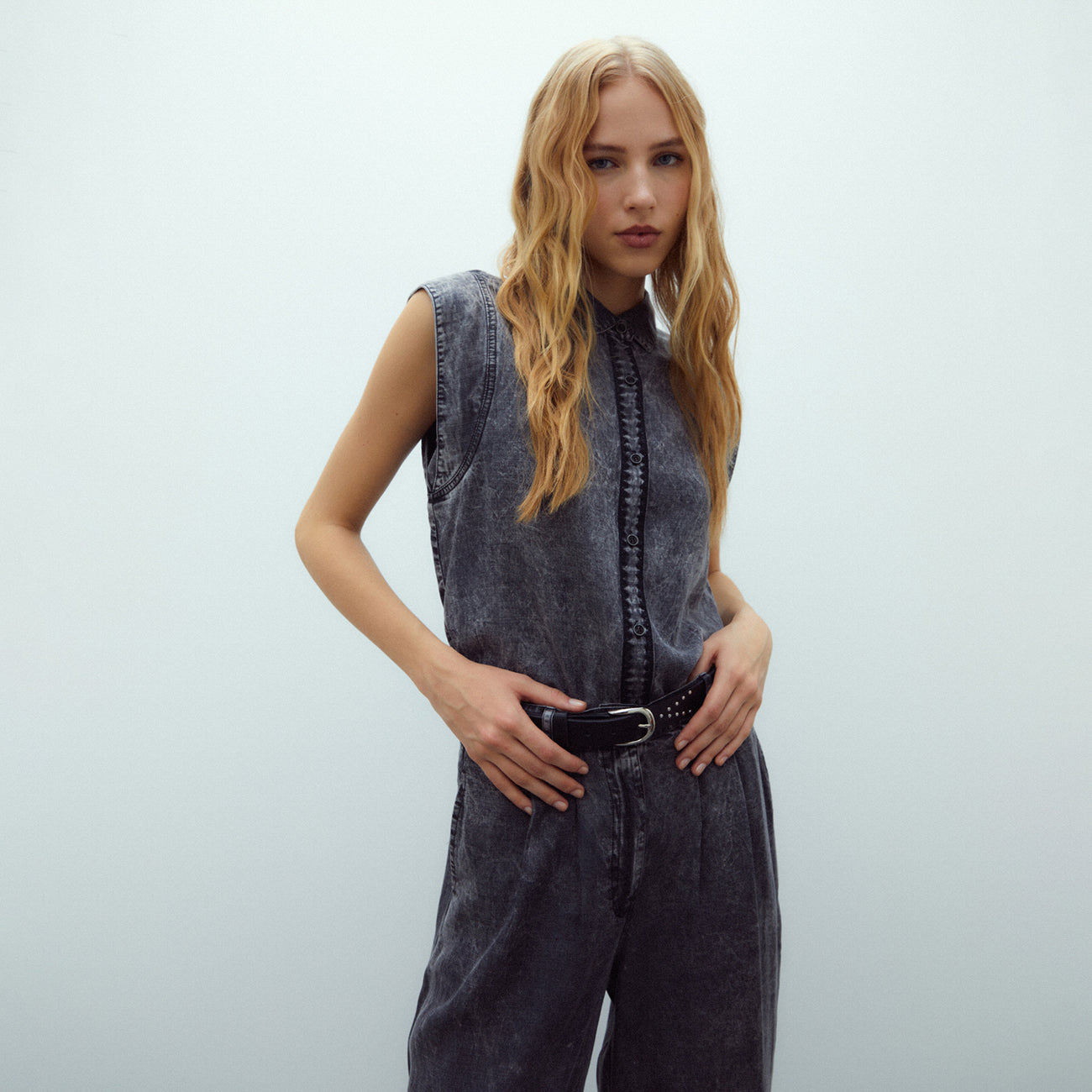 Garment-Dyed Tencel Shirt