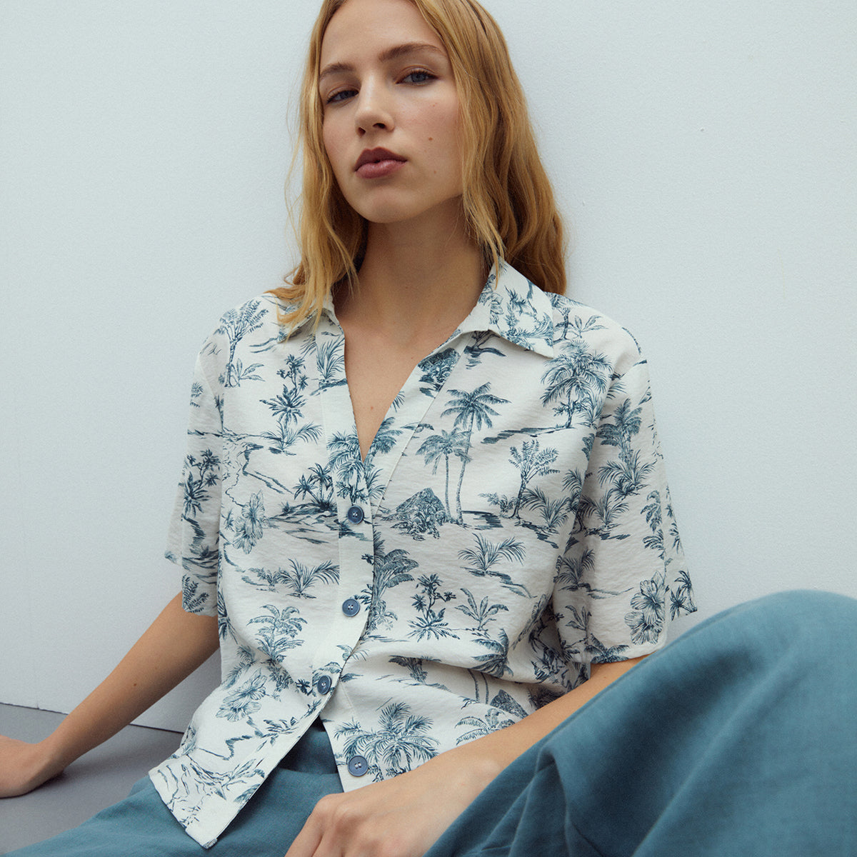 Printed Short-Sleeve Shirt