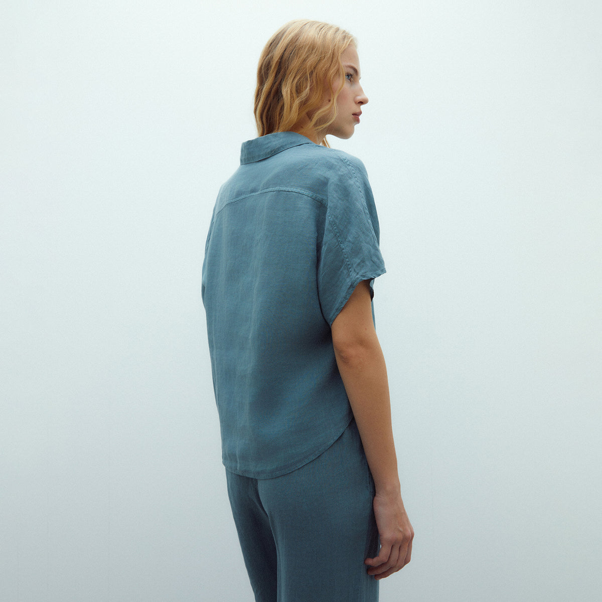 100% Linen Short Sleeve Shirt