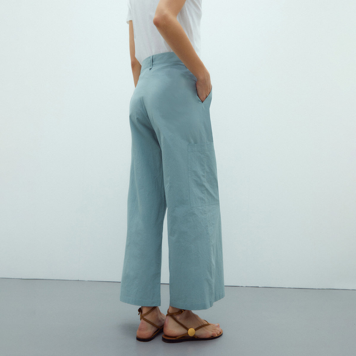 Poplin Culotte Trousers