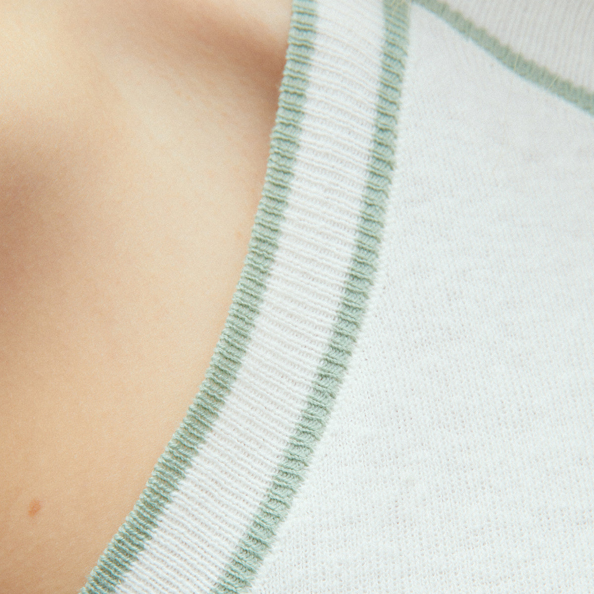Linen & Cotton Halter Neck Sweater