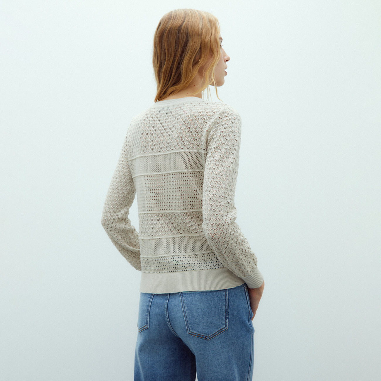 Beige Knit Jersey