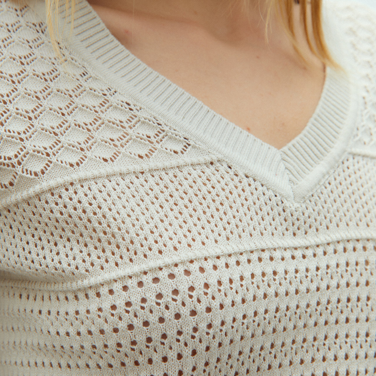 Beige Knit Jersey
