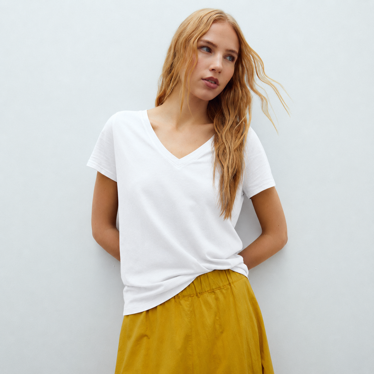 V-Neck Short Sleeve T-Shirt