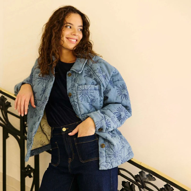 Vanda - Embroidered Quilted Jacket