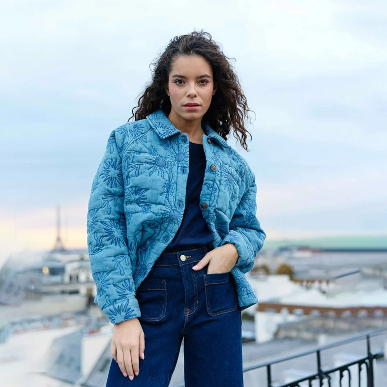 Vanda - Embroidered Quilted Jacket