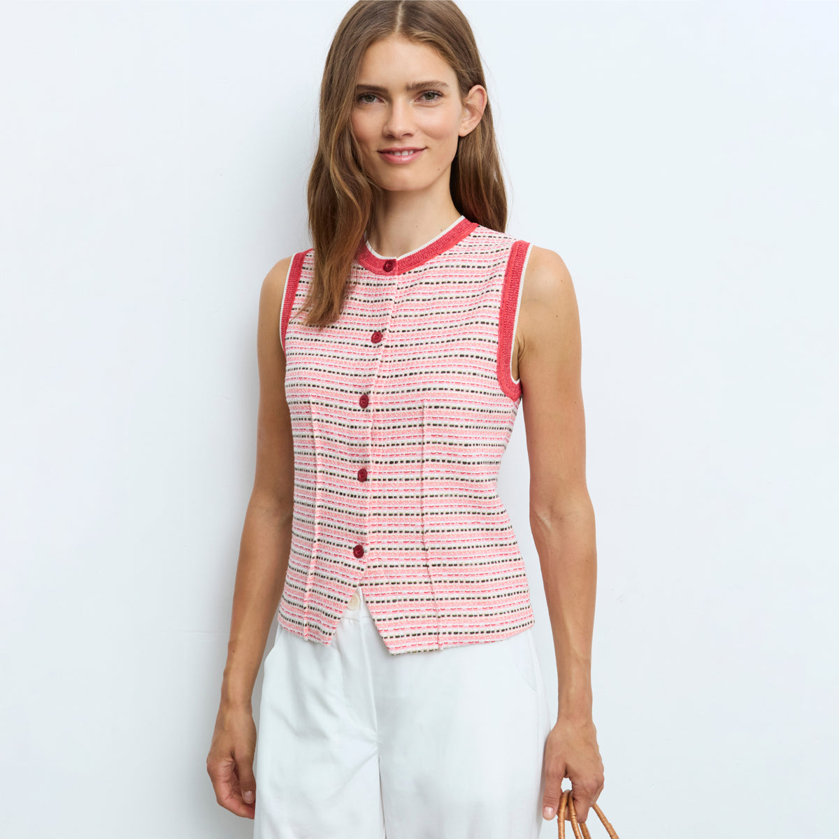 Sleeveless Knit Vest