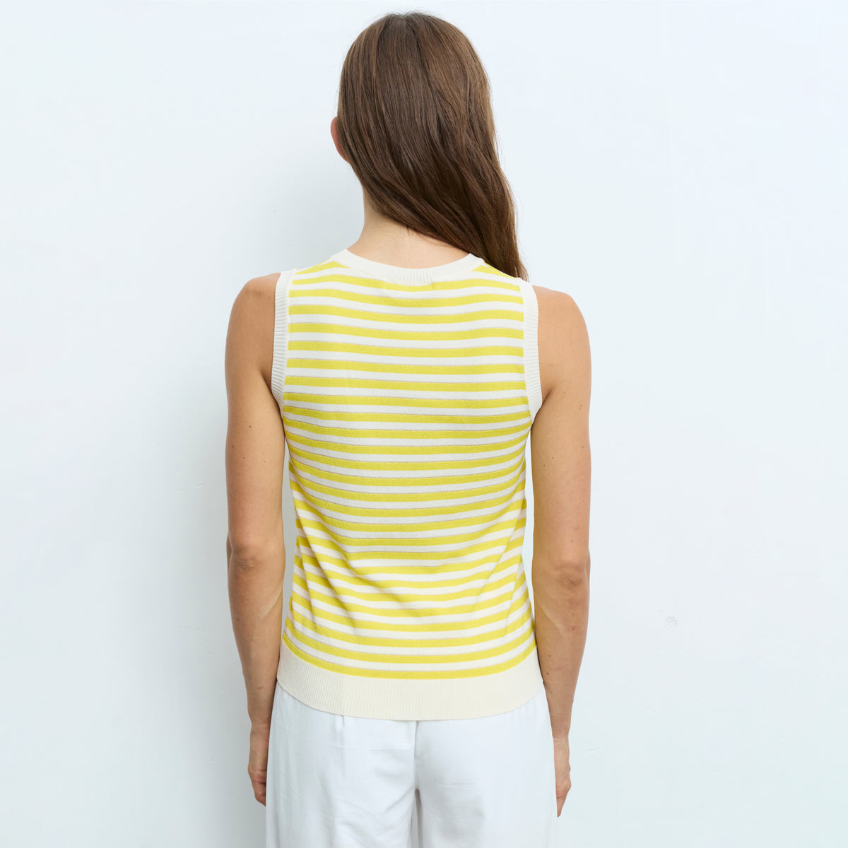 Striped Knit Tank Top