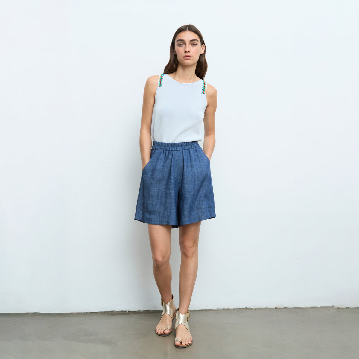 Sleeveless Knit Top