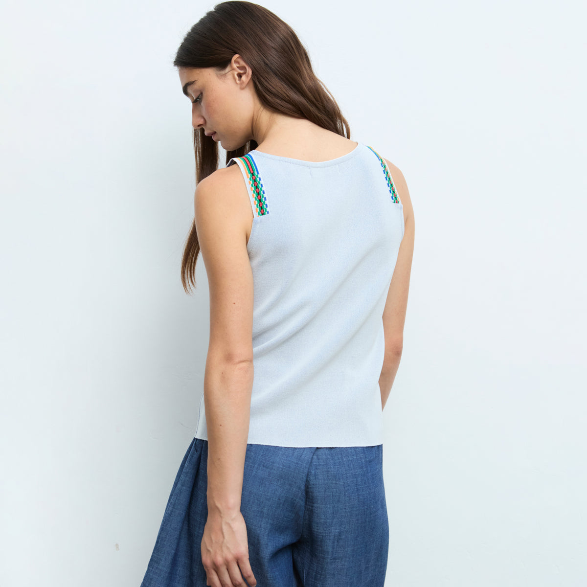 Sleeveless Knit Top