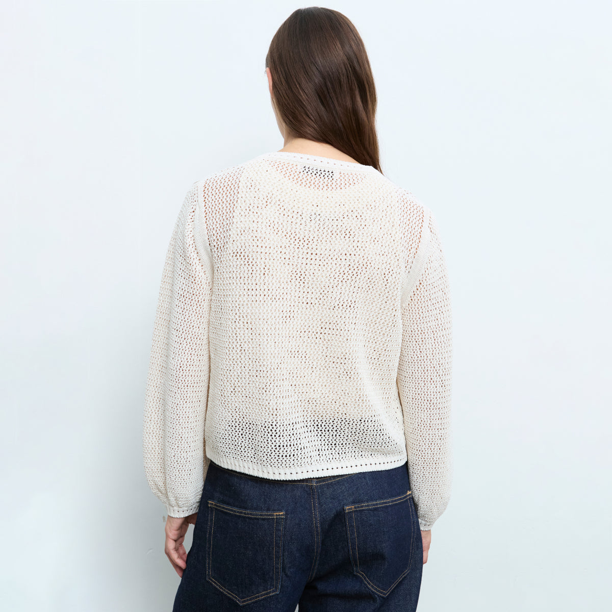 Knit Cardigan - Natural