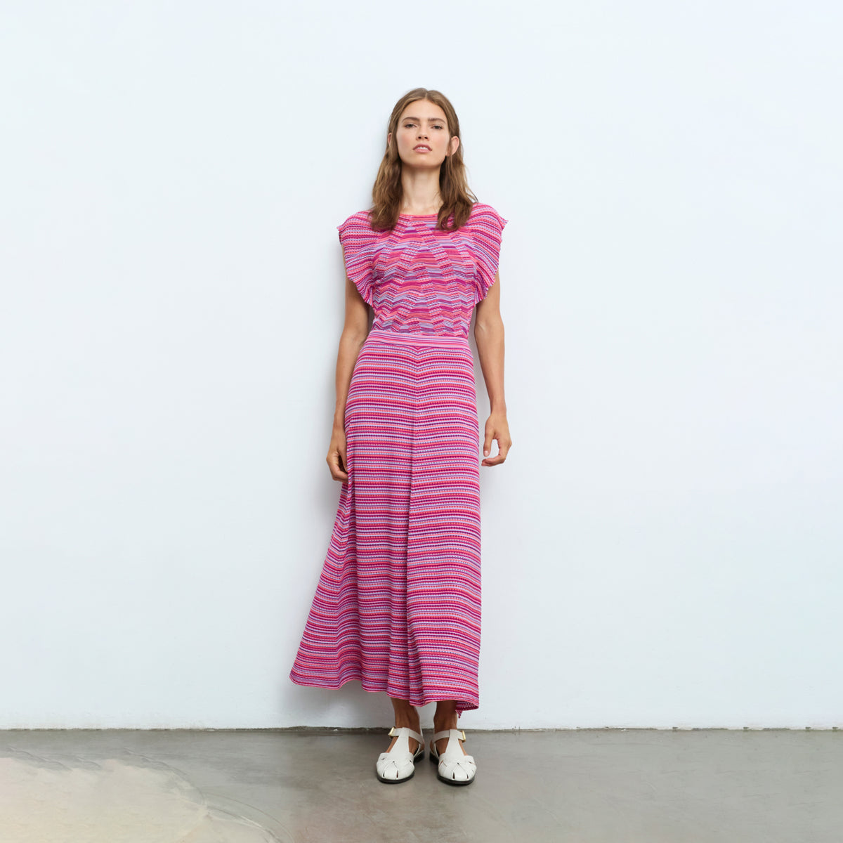 Falda Skirt - Coral & Pink