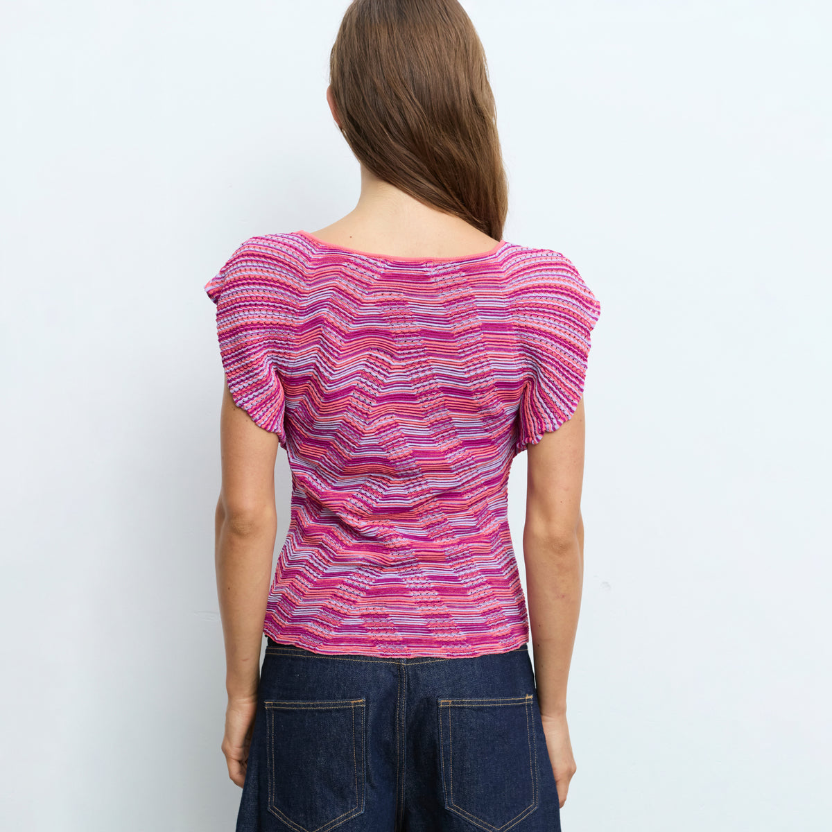 Coral & Pink Top