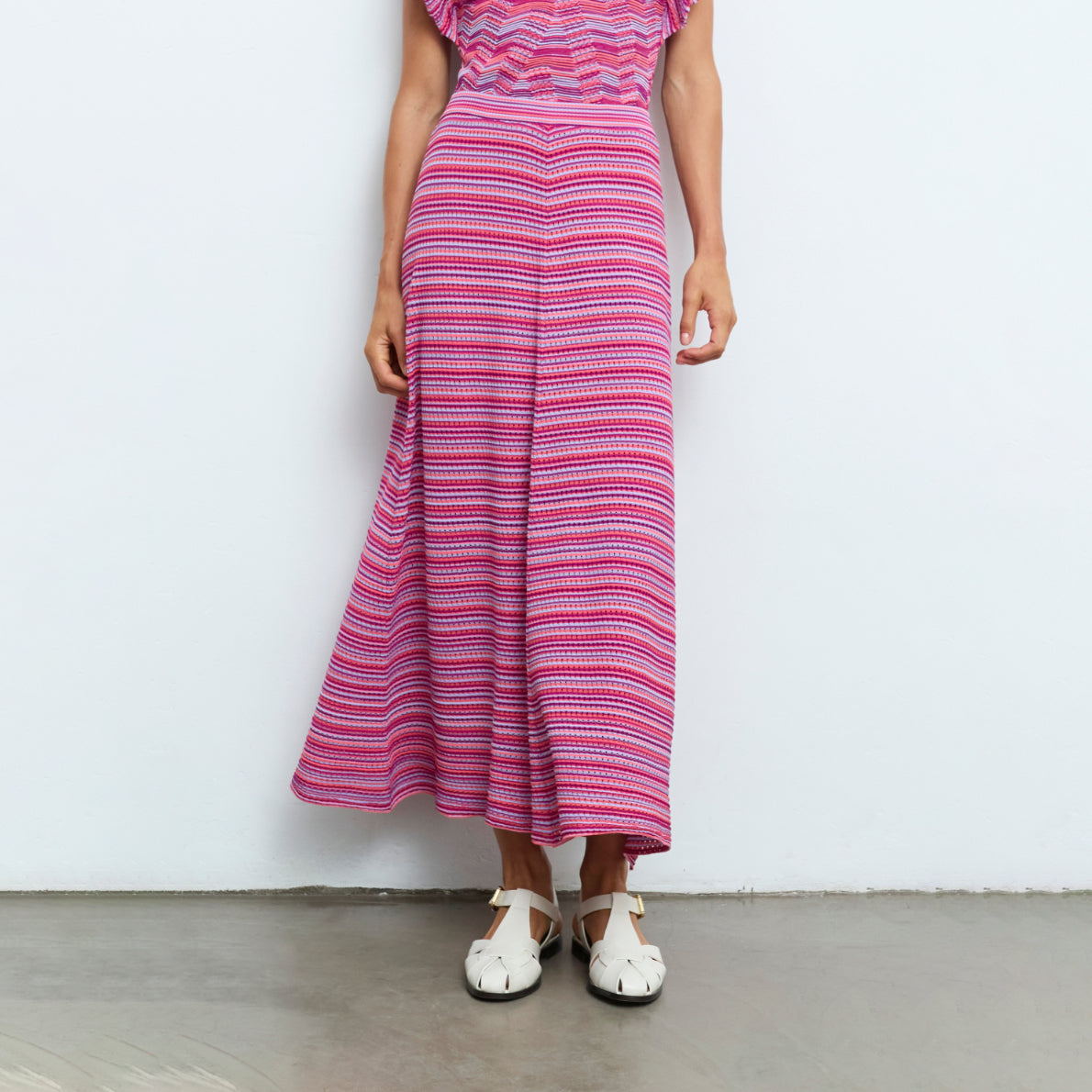Falda Skirt - Coral & Pink