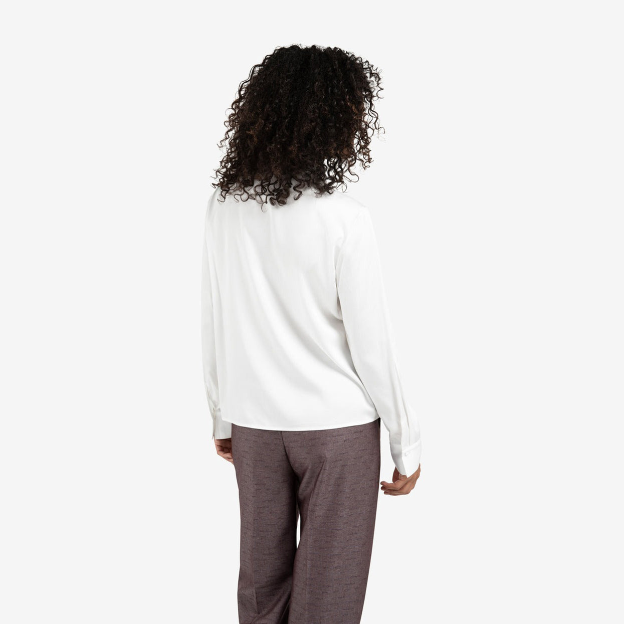 Blouse With Bow Collar