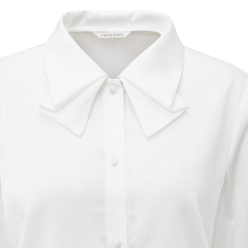 Blouse With Bow Collar