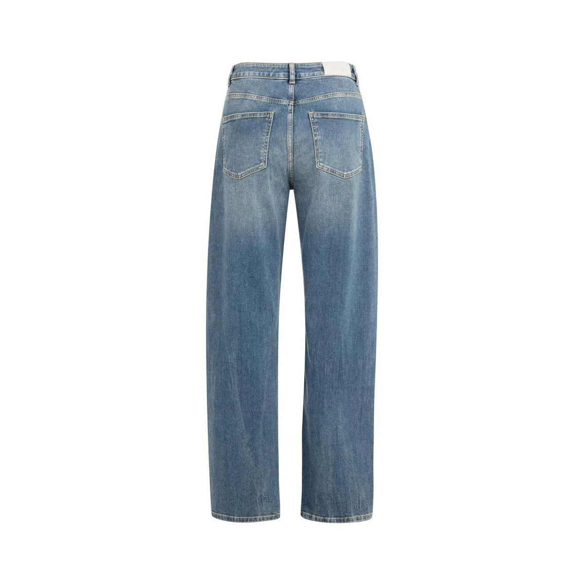 Cargo Jeans with Low Crotch and Wide Legs