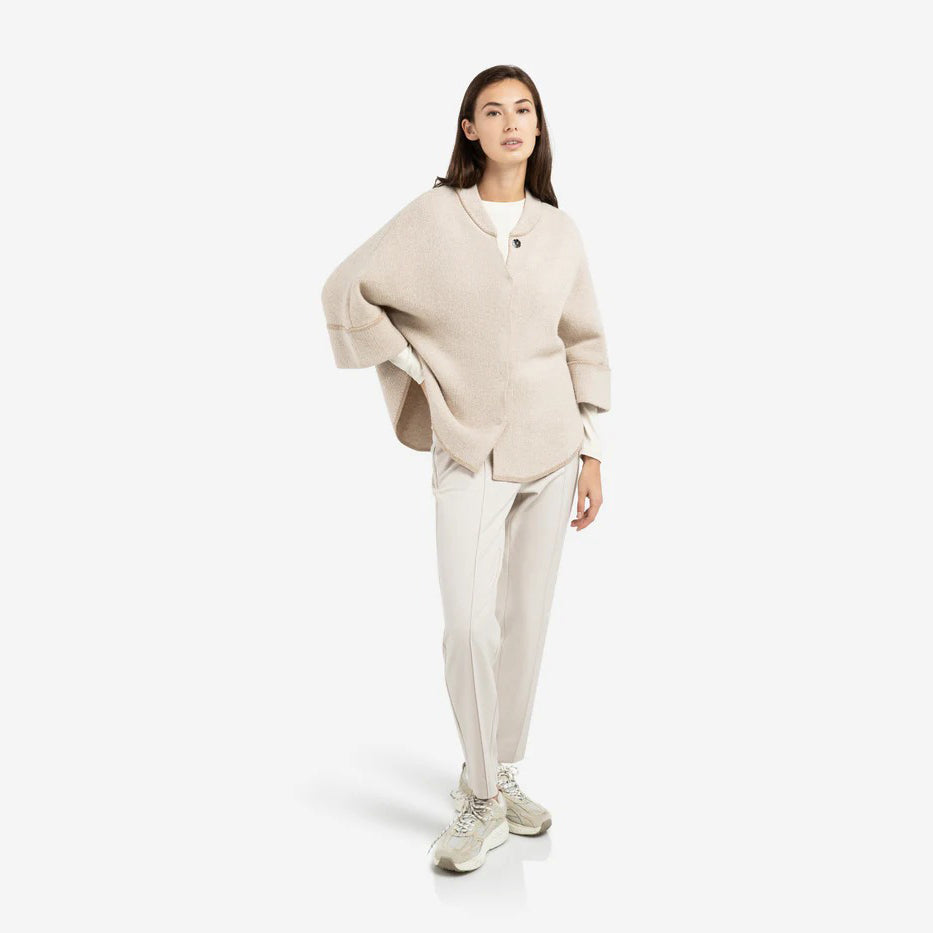 Chunky Knit Poncho Cardigan