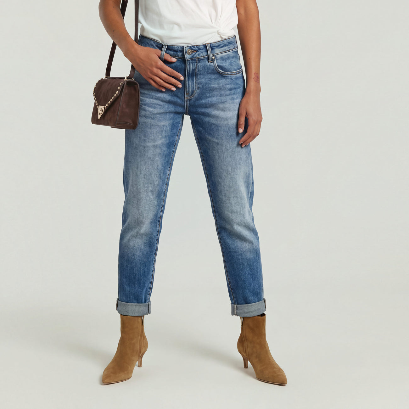 Kate Boyfriend Jeans - Vintage Azure
