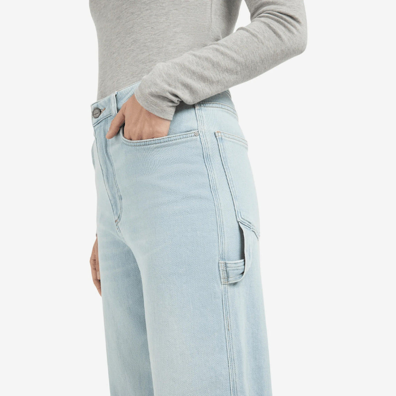 Low Crotch Loose Denim Jeans