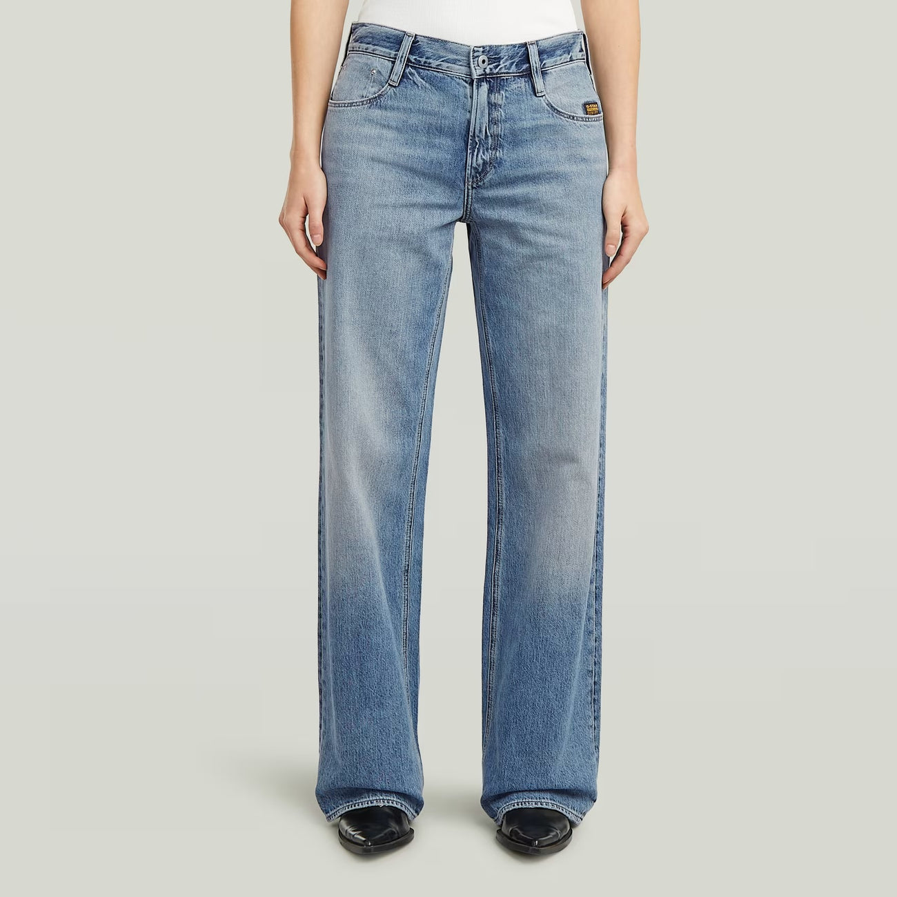 Judee Loose Jeans - Medium Blue