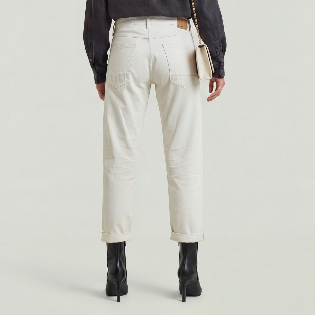 Kate Boyfriend Jeans - Beached Faded Vivianite Grey