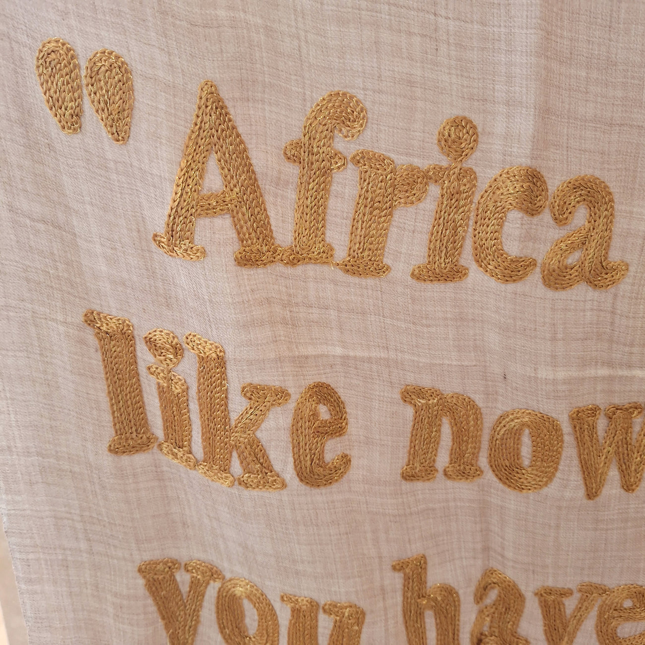 Karien Belle Scarf - Gold x Beige