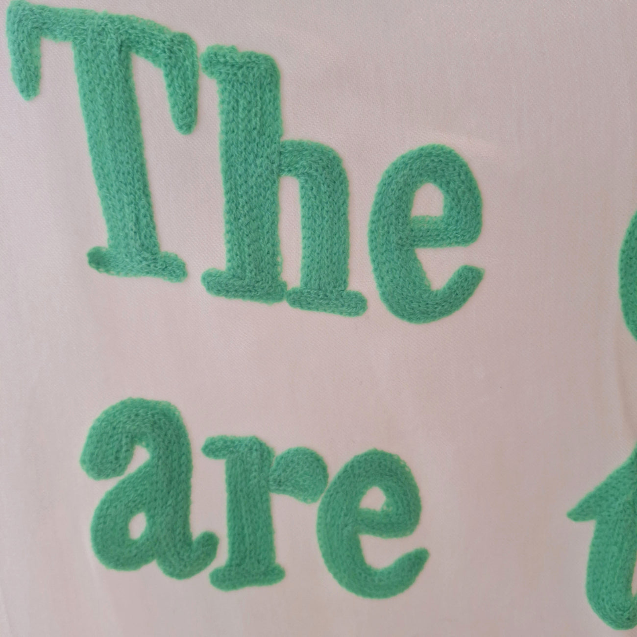 Karien Belle Scarf - Light Green x Off White