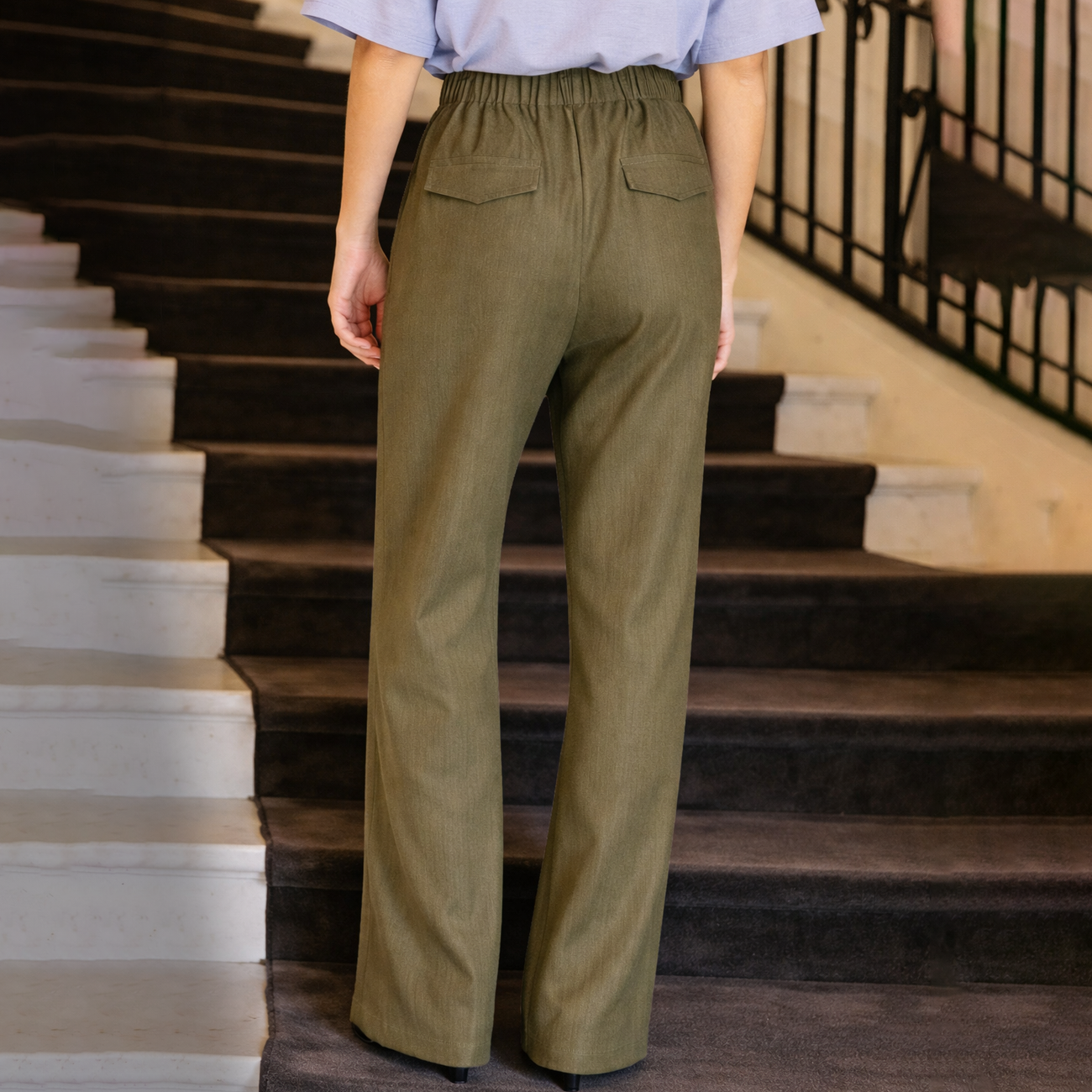 Pely Trousers - Khaki