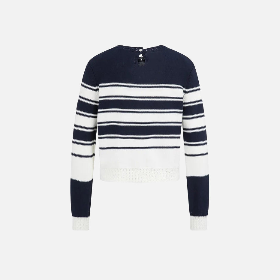 Knitted Sweater with Stripes