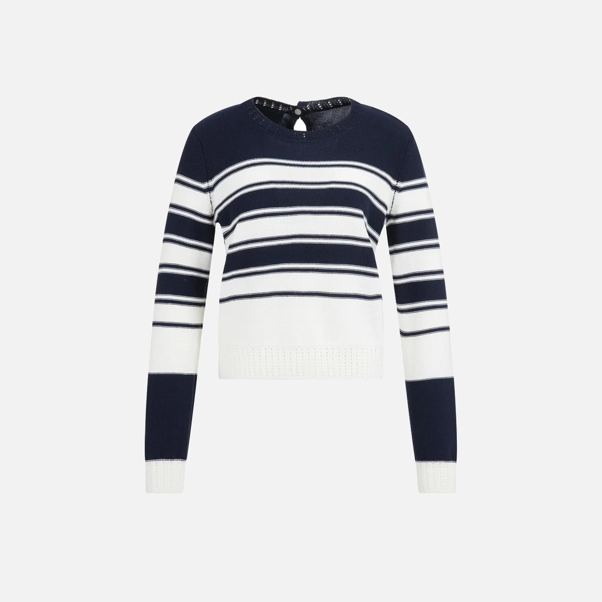 Knitted Sweater with Stripes