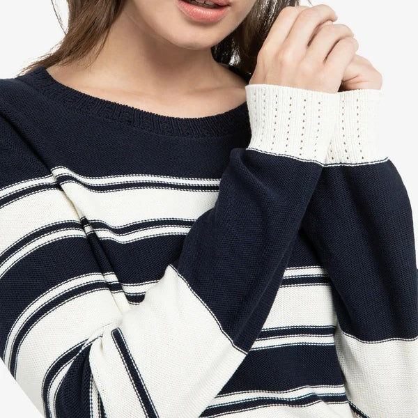 Knitted Sweater with Stripes