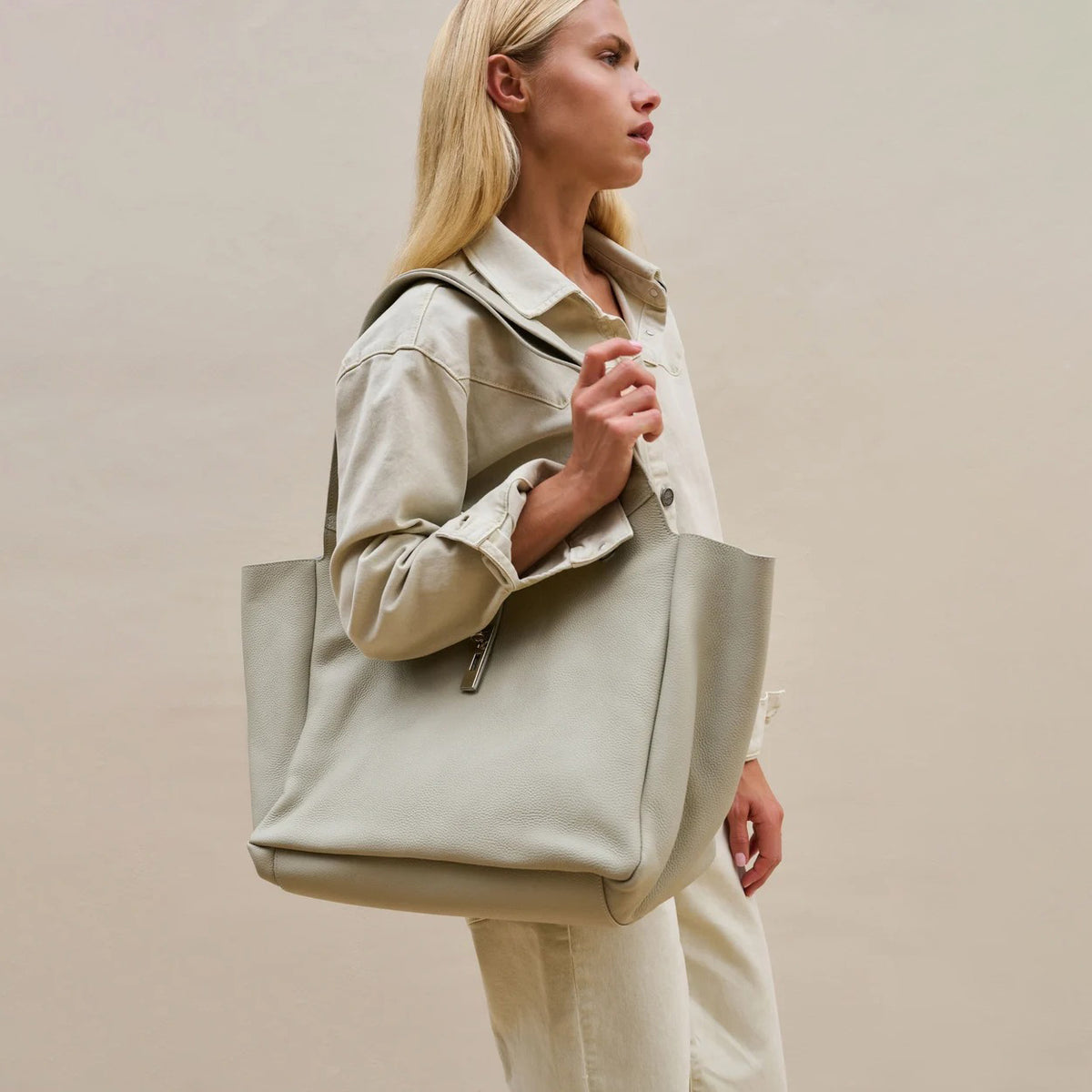 Leather Shopping Bag