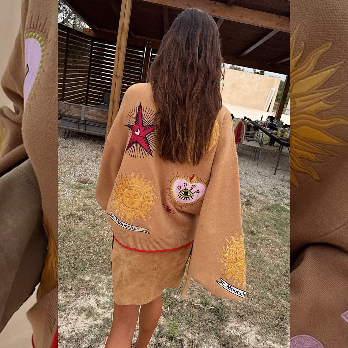 Camel Mystical Cardigan