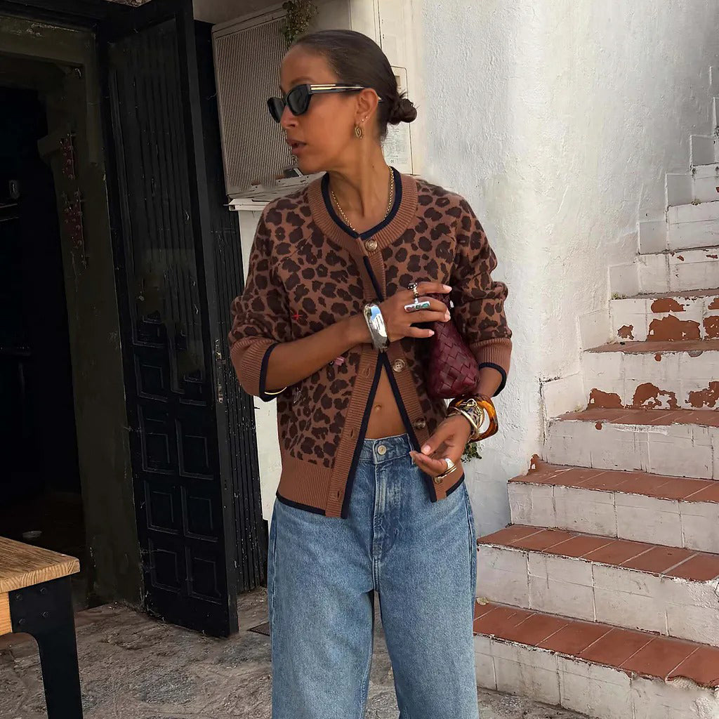 Leopard Cheryl Cardigan