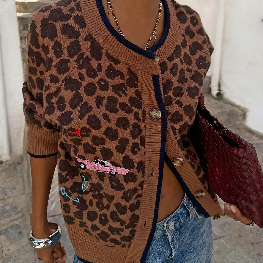 Leopard Cheryl Cardigan