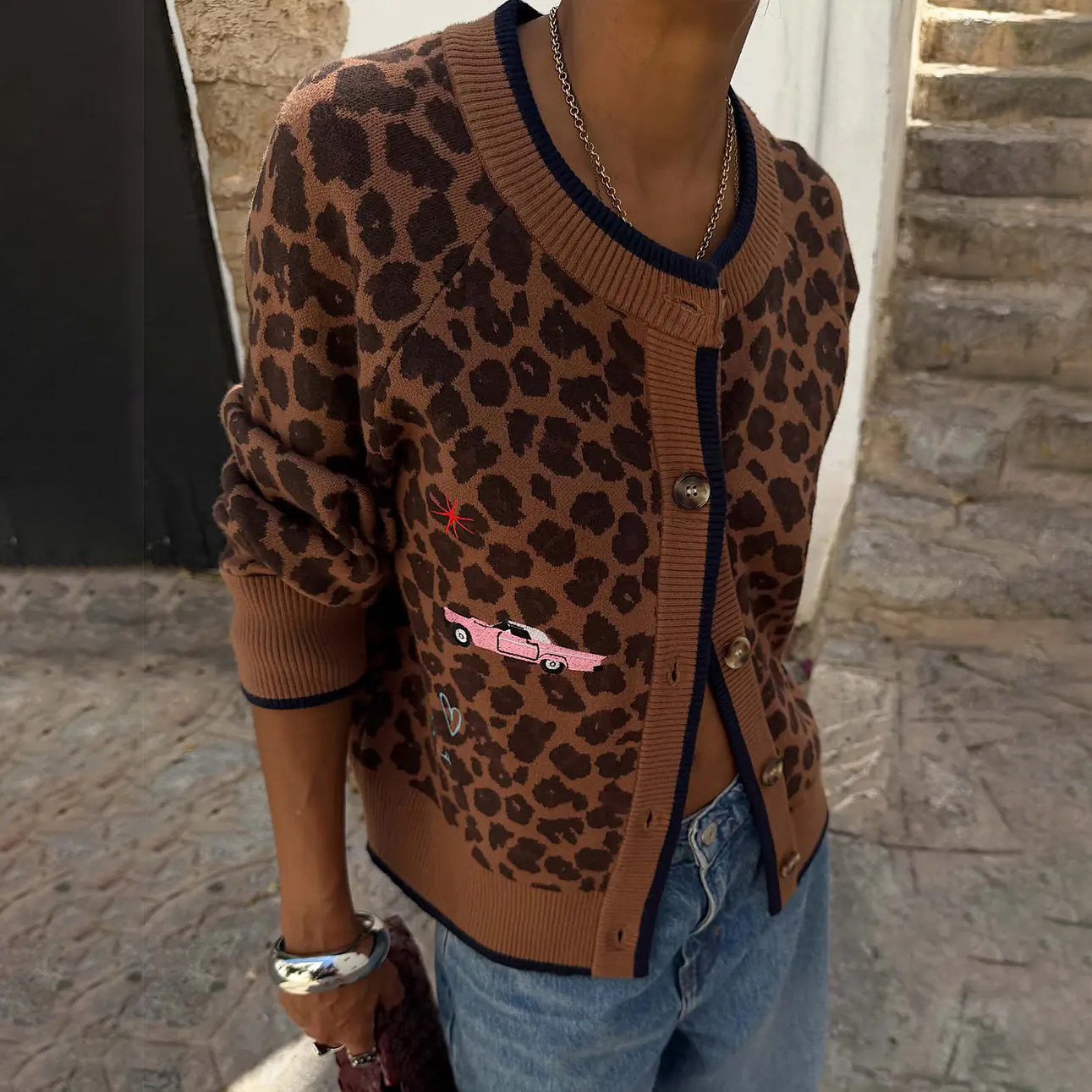 Leopard Cheryl Cardigan
