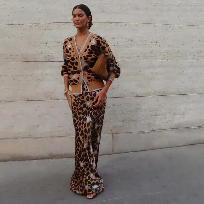 Heart Leopard Cardigan