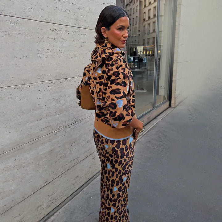 Heart Leopard Cardigan