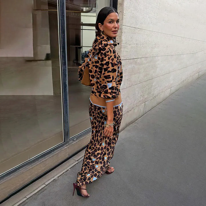 Heart Leopard Cardigan