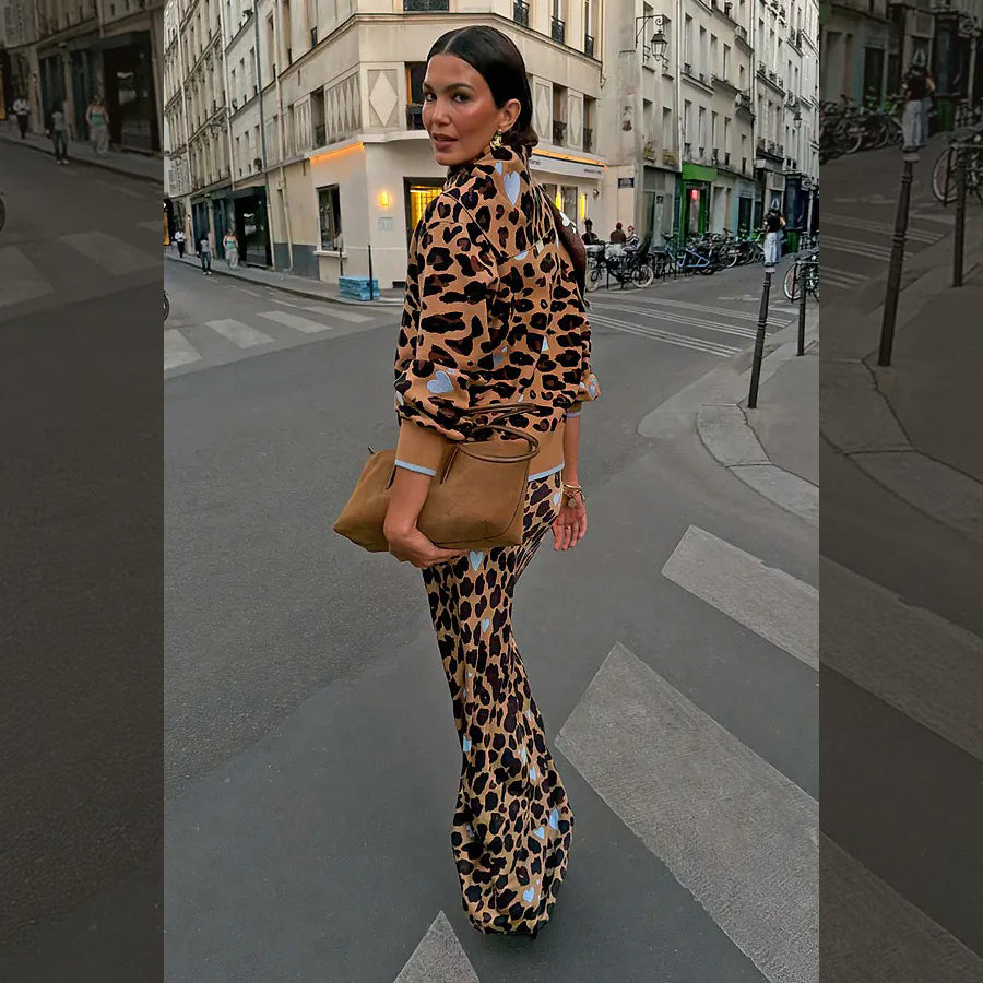 Heart Leopard Cardigan