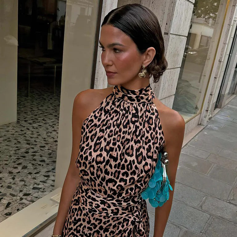 Leopard Lily Top
