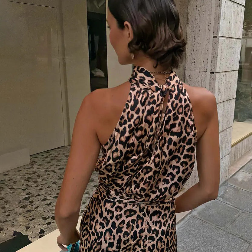 Leopard Lily Top