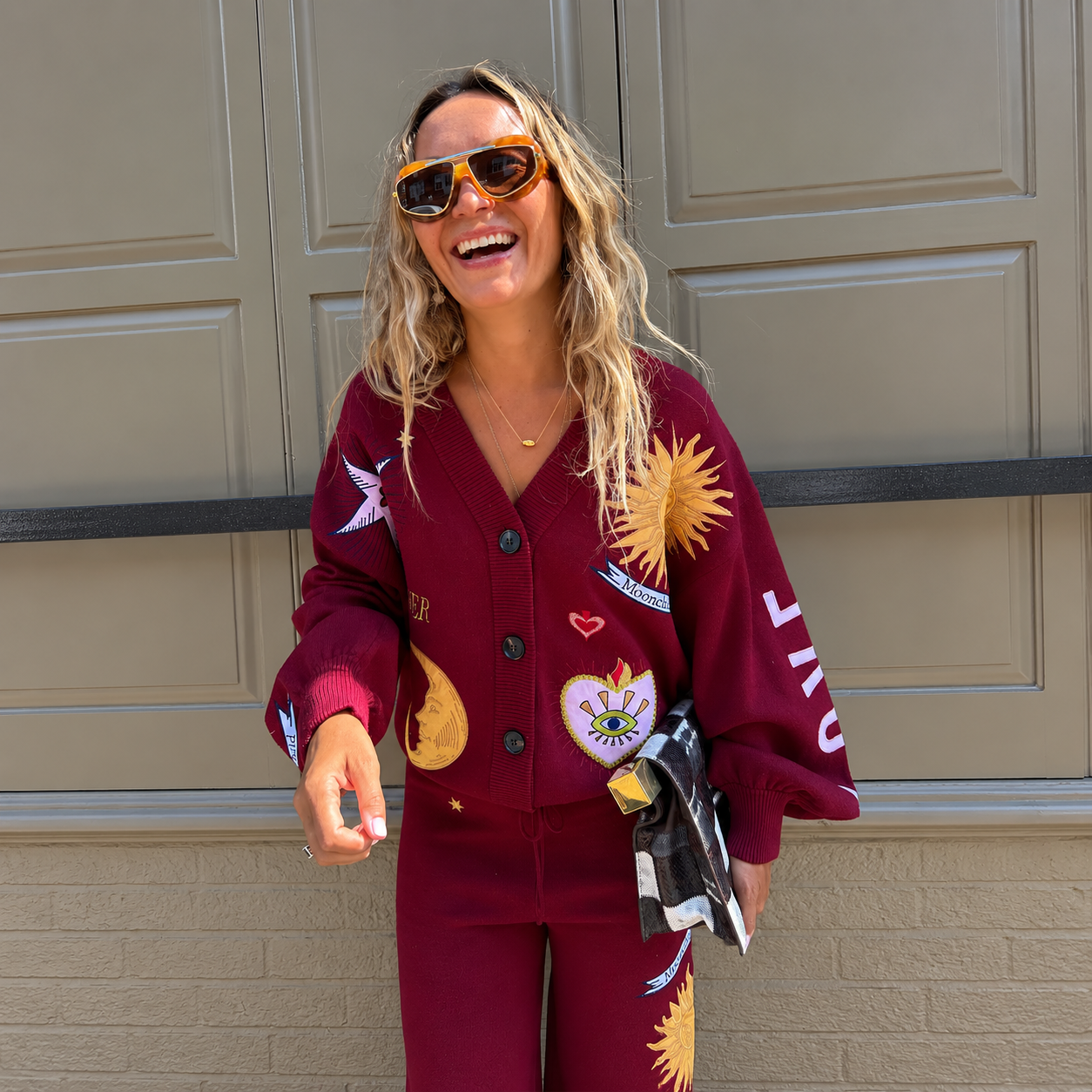 Burgundy Mystical Cardigan