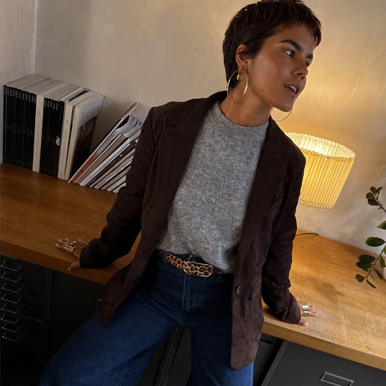Chocolate Suede Jacket