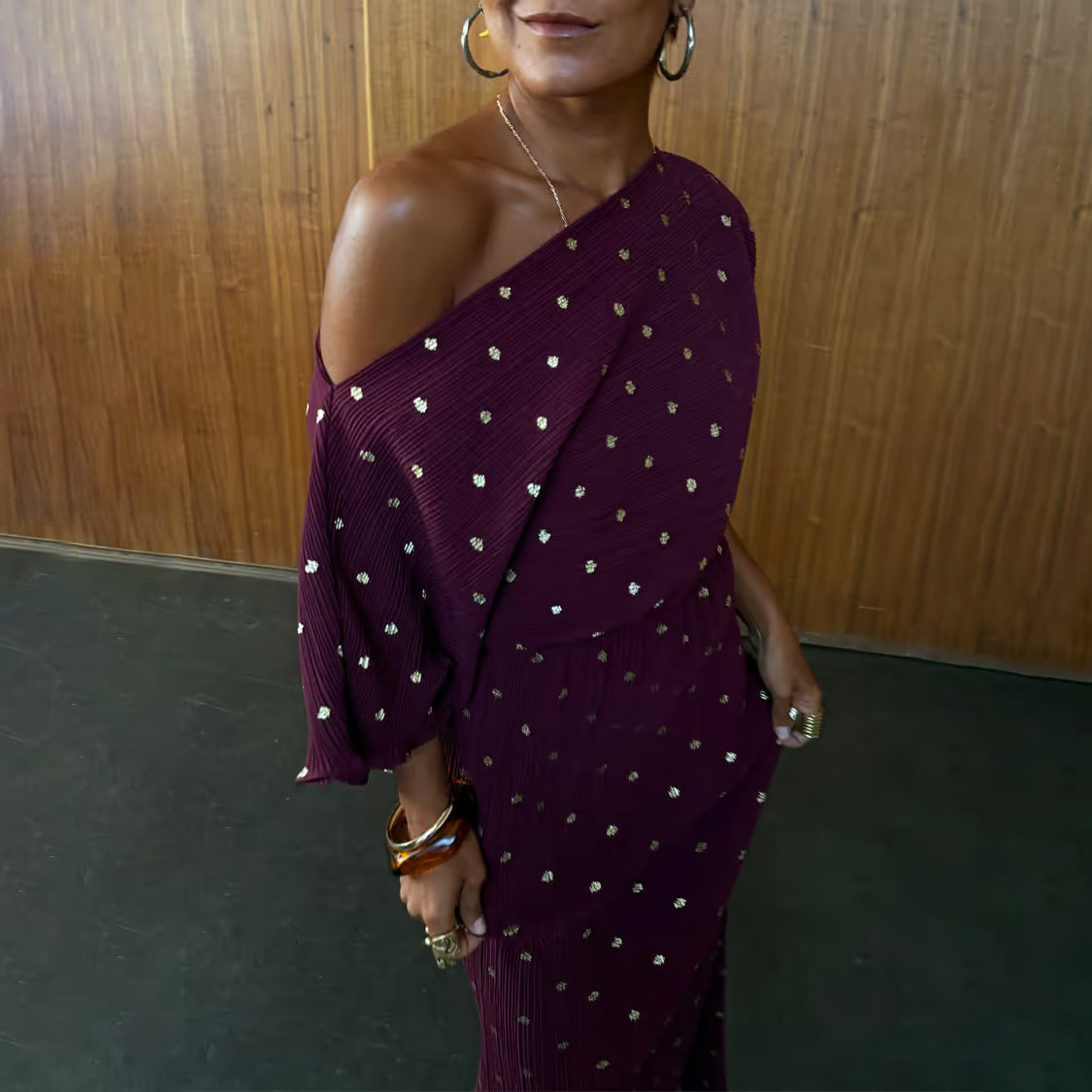 Burgundy Tilly Dress