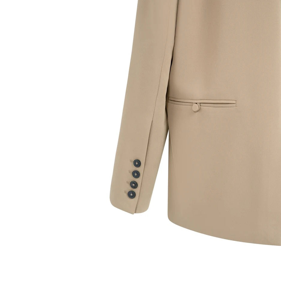 Oversized Blazer with Fancy Button Details