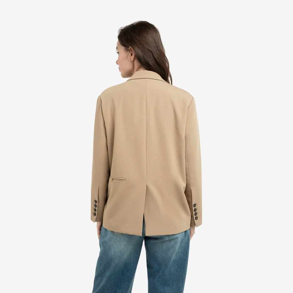 Oversized Blazer with Fancy Button Details